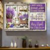Way Maker Miracle Worker Lavender Canvas Wall Art