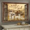 Window Frame The Lambs Of God Be Still & Know That I Am God Canvas Wall Art
