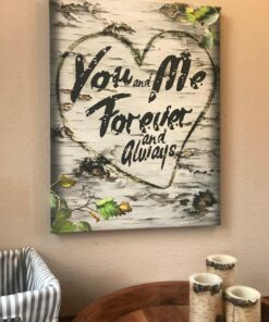 You And Me Forever Canvas Wall Art