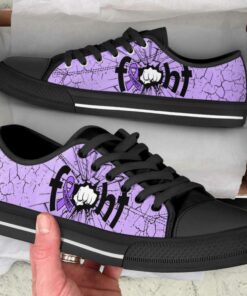 Fight Alzheimer's Shoes Low Top Shoes Canvas Shoes