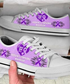 Hodgkin’s Lymphoma Shoes Warrior Low Top Shoes