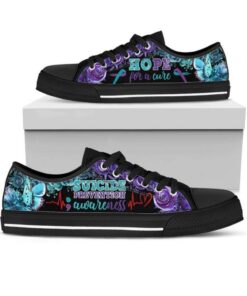 Hope for a cure Suicide Prevention Low Top Shoes
