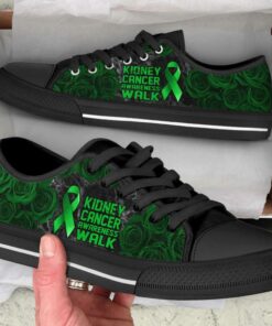 Kidney Cancer Shoes Awareness Walk Low Top Shoes Canvas Shoes