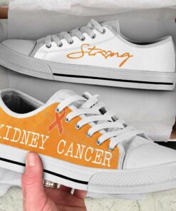 Kidney Cancer Shoes Strong Low Top Shoes