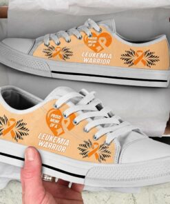 Leukemia Shoes Warrior Low Top Shoes