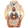 One Nation Under God Hoodie Jesus Dove And Angles Hoodies Jesus Hoodie - Christmas Gift