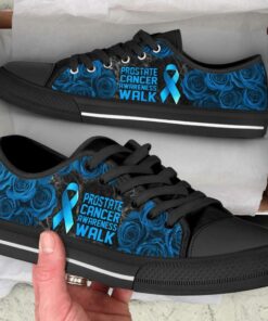 Prostate Cancer Shoes Awareness Walk Low Top Shoes Canvas Shoes