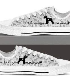 Schnauzer Low Top Shoes Dog Walking Shoes Men Women