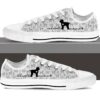 Schnoodle Low Top Shoes Dog Walking Shoes Men Women