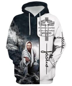 Way Maker, Miracle Worker, Promise Keeper - Hand Of God Jesus - 3D Printed Hoodie - Christmas Gift